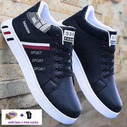 US7-US11.5 Sneakers Men Men Size Big Platform Designer hardloopschoenen voor man Casual comfortabele tenop Sport Wit Zwart Jogging Wandelschoenen H07 11586 Comtable