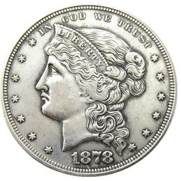 USA 1878 Libery Dollar Patterns Pièce de monnaie plaquée argent