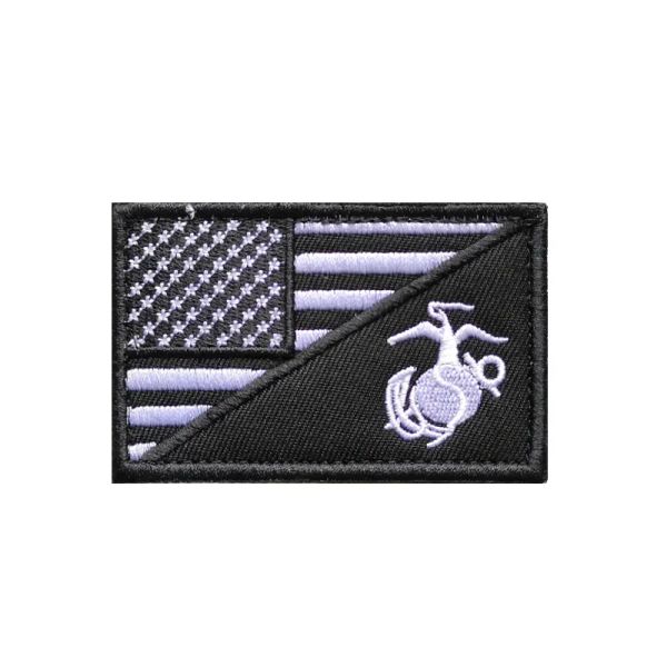 USA American Flag de EE. UU. Patch de la Marina de la Marina Apliques de focas de focas Insignias de equipo Hookloop Patches bordados