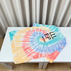 USA Kunstenaar Tie Dye Tee Skateboard Designer T-shirt Zomer Casual Mode Mannen Vrouwen Tshirt 24ss 1218