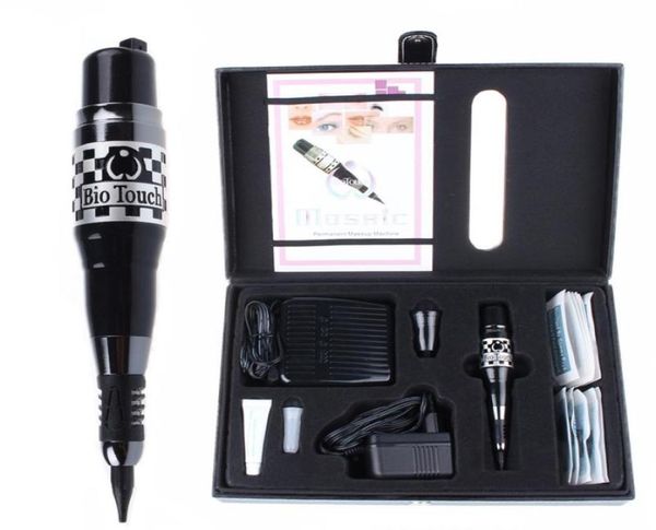 USA Biotouch Mosaic Tattoo Kits Permanent Makeup Machine Rotary Machine Pen Beauté Équipement de beauté For Eyebrow Eyeliner Lips Cosmetics Make Up3348485