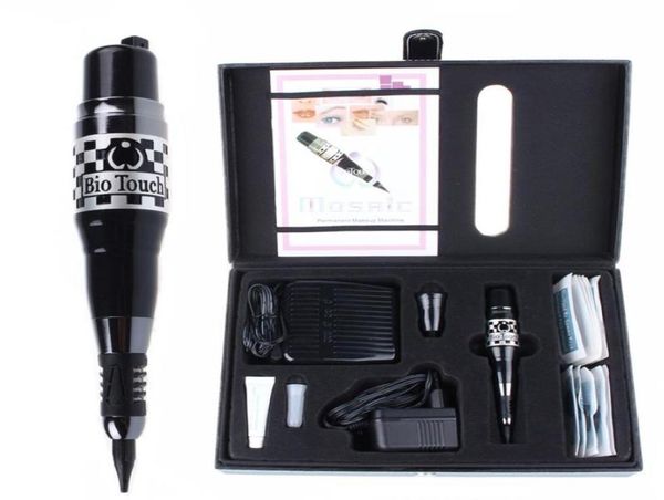 USA Biotouch Mosaic Tattoo Kits Permanent Makeup Machine Rotary Machine Pen Beauté Équipement de beauté For Eyebrow Eyeliner Lips Cosmetics Make Up7574363