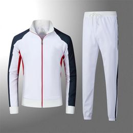 Chándales para hombre de marca estadounidense, chaqueta de lujo, Polo, traje de ocio para correr, 2023ss