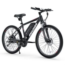 Bicicleta eléctrica de 350W 48V 10A Fat Tire Bicicleta de montaña eléctrica  de 26 pulgadas 4.0 pulgadas para adultos con batería de litio de 6