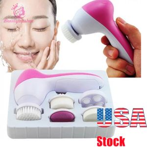 Brosse électrique de nettoyage du visage et masseur, livraison gratuite aux états-unis, outils de soins de la peau, brosse de nettoyage du visage