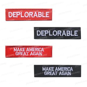 VS geborduurde patches Trump houden de Amerikaanse Great 2024 Tactical Military Patch Emblem 3D Make America Again borduurbadges