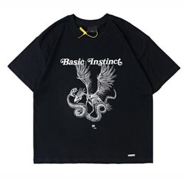 USA Europe Allemagne Basic Instinct Animal Skeleton T-shirt High Street Tee Spring Summer Skateboard Men Women Streetwear Tshirt6345757