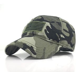 Gorras de béisbol militares de algodón con bandera de EE. UU., 3 colores, ajustables para hombre y mujer, deportes al aire libre, sombrero informal de camuflaje del ejército 7875305