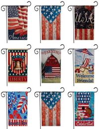 USA Garden Flag Liberty bienvenue Amis oblong Double côtés National Flag Eagle Star Imprimée Summer Fun Sweet Couture Tissu vertical Ban1545085