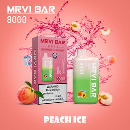 Wegwerp puffbar Rookwolken vaper wegwerp vape Mrvi Bar 8000 Sigaret 15 ml Capaciteit 10 Kleur Groothandel Apparaat