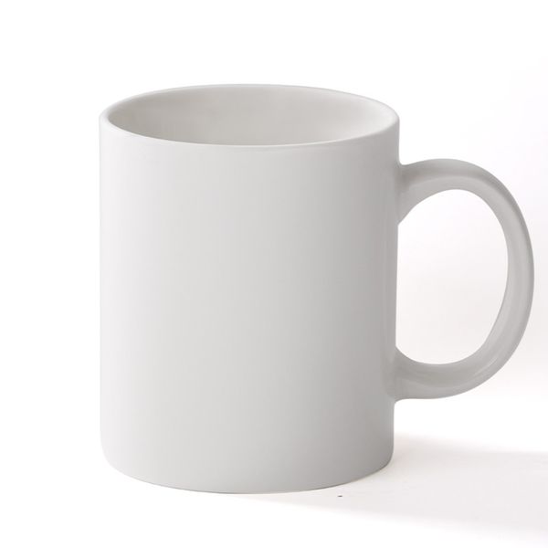 EE. UU. Almacén local 11 oz 15 oz Taza de cerámica de sublimación Tazas de café con leche en blanco Vasos de prensa de calor con asa Caja individual 36 piezas / caja