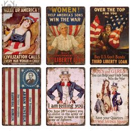 Plaque d'affiche en métal des états-unis, décor mural Vintage de Style américain pour homme, grotte, Bar, Pub, Club, signe en étain, Plaque décorative 2823
