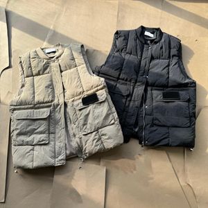 24ss diseñador veste dulce abrigo hombres chaqueta casual cómoda alta calidad al aire libre bolsillo grande chaleco de algodón funcional decoración de tela de algodón tops de estilo a rayas