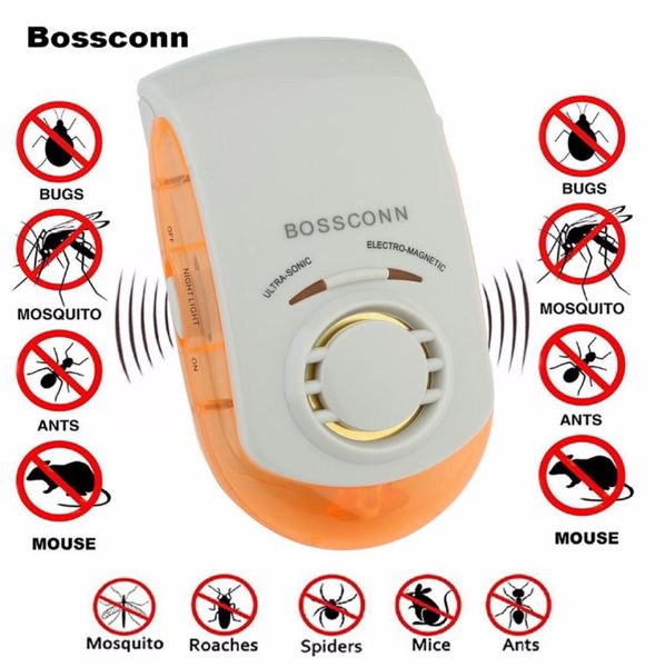 USA Plug Electronic ultrasonic mosquito repeler mouse repelente repelente cucaracha ratón insectos ratas arañas control4245754