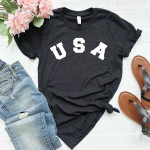 USA Print Women Casual t Shirt Hipster Funny T-Shirt For Lady Yong Girl Top Tee Drop