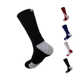 Calcetines de baloncesto de élite profesionales de EE. UU., calcetines deportivos atléticos de rodilla larga, calcetines térmicos de invierno de compresión a la moda para hombres, ventas al por mayor