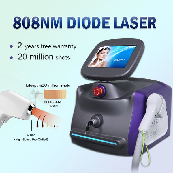 USA protables diode 808nm diode laser épilation d'épilation équipement de beauté logo gratuit machine de spa Prix usine