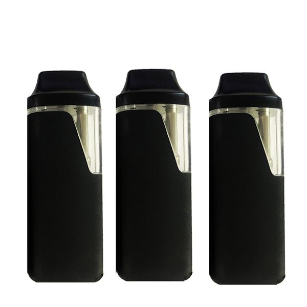 USA Stock 1 ml stylo vape Pods E-cigarette Pods Huile épaisse Boîte vide Pens en forme de styles de bobine en céramique RECHARAGE 280MAH Vaporisateur de bobine en céramique OEM