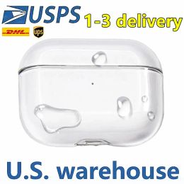 USA Stock pour AirPods Pro 2 2ème 3e Pods Air Pods Max Accessoires Silicone Silicone Couvre casque protectrice mignon