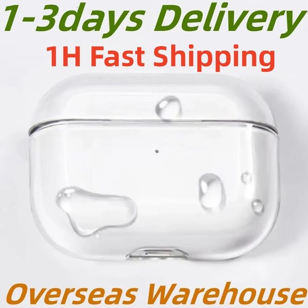 USA Stock pour AirPods Pro 2 Pods Air 3 Écouteurs Airpod Bluetooth Accessoires Silicone Solicone Just Protective Apple Wireless Box Case PU