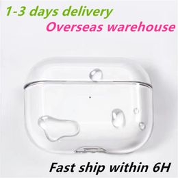 Stock de EE. UU. Para Apple Airpods Pro 2 USB C Generación airpod 3 Accesorios para auriculares Funda protectora de silicona TPU sólida para auriculares Carga inalámbrica Estuche a prueba de golpes