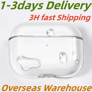 USA Stock pour Apple Pro 2 2e génération Airpod 3 Accessoires de casque PROS SOLIDE TPU SILICONE CASE DE CHARGE SILICON