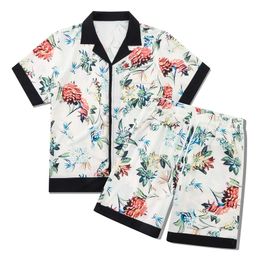 VS Zomer Outdoor Designer Dunne shirts Man Sport Strandshorts Trekkoord Sneldrogend Mesh Korte sets Twee stukken Effen kleur