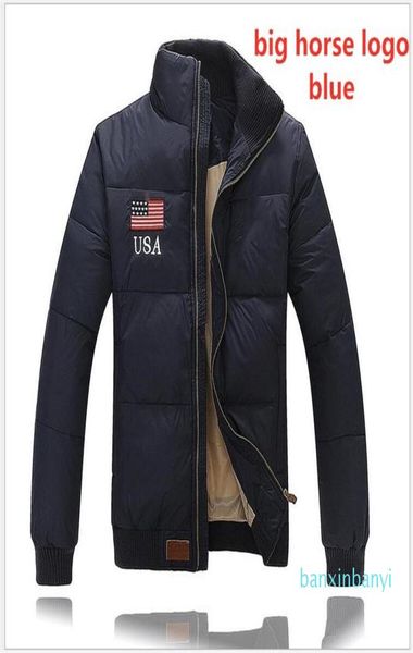 USA UK National Flag Logo Polo Logo New Autumnwinter Men039 Fashion Casual Paul Down Jacket Men039s American Flag C5246690