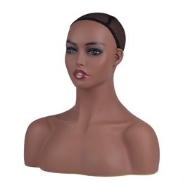 USA Magazijn Gratis schip Famale Mannequin Hoofden voor Hoed Pruik Displayglas Weergave Vrouwen Model Hoofd Glasvezel