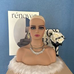 USA Entrepôt Livraison gratuite Nouveau maquillage Poupée Coiffure Pratique des Cheveux Tête Mannequin Tête Mannequin Modèle Affichage Perruque Bijoux Affichage