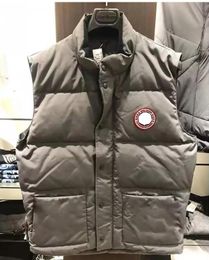 Usa Winter Outdoor Popularité Mens Down Gilets Bodywarmer Mode Vestes Femmes Gilet Designer Manteau Mâle Doudoune Luxe Canadian Gooses Gilet