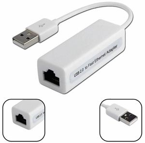 Adaptateurs réseau Ethernet rapide USB 100 Mbps RJ45 externe USB filaire Internet Ethernet LAN adaptateur carte Dongle pour ordinateur portable tablette ordinateur
