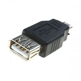 USB 2,0 A hembra A Micro USB B 5 pines macho F M adaptador de cable convertidor 500 unids/lote