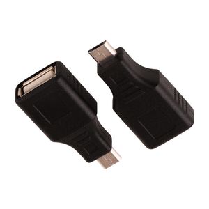 USB 2.0 Een vrouw naar micro USB B 5-PIN mannelijke plug-connectoroverdrachtgegevens sync otg adapter voor computer pc-auto aux