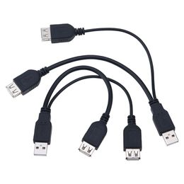 USB 2.0 A Male naar 2 Dual Power Supply USB Female Splitter Verlengkabel HUB Charge Cord voor Harde Schijven Printers