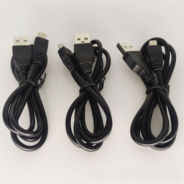 Cables de cargador de datos masculinos USB 2.0 A a Mini B de 5 pines para cámara MP3