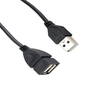 USB 2.0 Extension Cable 1m Data Transmission Line Hoge snelheid Lading Draadsnoer