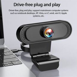 USB 2.0 Echt Volledige HD 1080P Webcam Camera Digitale Web Cam met Mircofoon voor PC Computer Laptop Auto Focus Webcam Camera