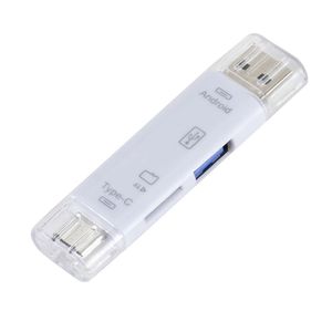 USB 2.0 Micro Android Telefoon Type-Computer Multifunctionele kaartlezer OTG2.0 TF/USB