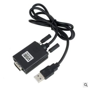 Câble convertisseur USB 2.0 vers RS232 série DB9 mâle 9 broches, noir, 0.8m, adaptateur 1 port pour routeurs Cisco, commutateurs télescope