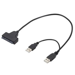 Adaptador de disco duro USB 2,0 a Sata HDD externo SSD Cable convertidor de 2,5