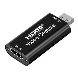 Tarjeta de captura de video USB 2.0 4K HDMI Compatible Video GRABBER REMORTACIÓN DE CAJA EN VIVO PARA PS4 Xbox Phone Game DVD HD Camera