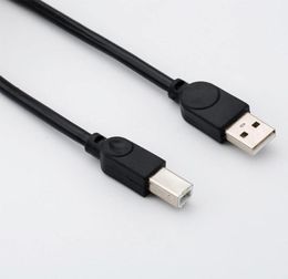 USB 20 A mannelijk naar B mannelijk printkabel 15 m B puur koper zwarte vierkante mond printerdatakabel8194249