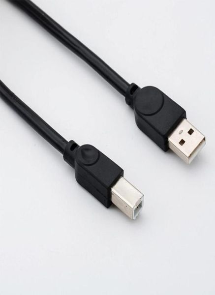 Câble d'impression USB 20 A mâle vers B mâle, 15m, en cuivre pur, bouche carrée noire, câble de données pour imprimante 4790697