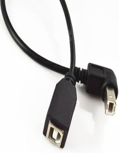 USB 20 B Femelle à 90 Angle B Adaptateur de câble d'extension courte de l'imprimante mâle 77523256037227