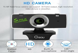 USB 20 HD Webcam Camera Webcam Met Microfoon Microfoon Voor Computer PC Laptop Tab Conferentie Webcast7671772