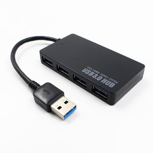 Ultra mince USB 3.0 4 ports Hub filaire 5Gbps séparateur adaptateur convertisseur haute vitesse pour ordinateur portable PC Windows