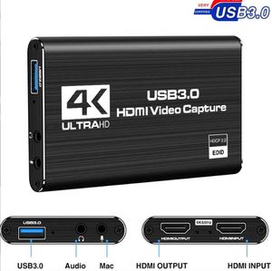 USB 3.0 4K 60Hz HDMI-compatibele video-opnamekaart 1080p voor game-opnameplaatgame live streaming opslagbox USB Grabber voor gameconsolecamera