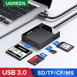USB 3 0 Kaartlezer SD Micro SD TF CF MS Compact Flash Card Adapter voor Laptop Multi Kaartlezer 4 in 1 Smart337b