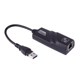 Freeshipping Adaptateur Ethernet USB 3.0 Gigabit USB vers rj45 Lan Carte réseau pour ordinateur portable Windows XP Mac PC Tablet 10/100/1000 Mbps